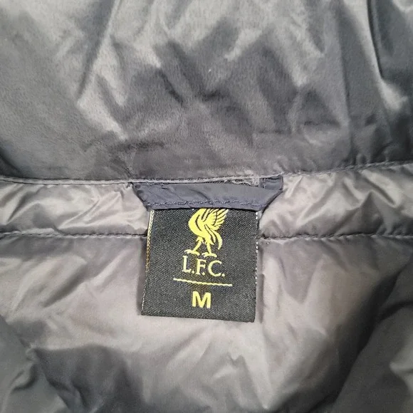 Liverpool FC Puffer Vest Mens Med Official LFC Merchandise